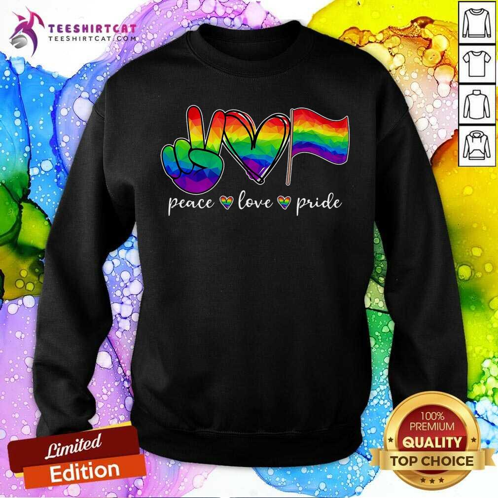 LGBT Peace Love Pride Shirt