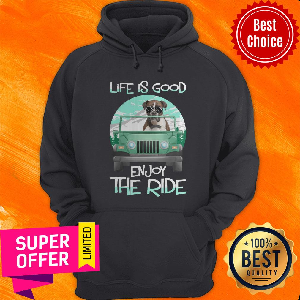 Life Is Good Enjoy The Ride Dog Shirt
