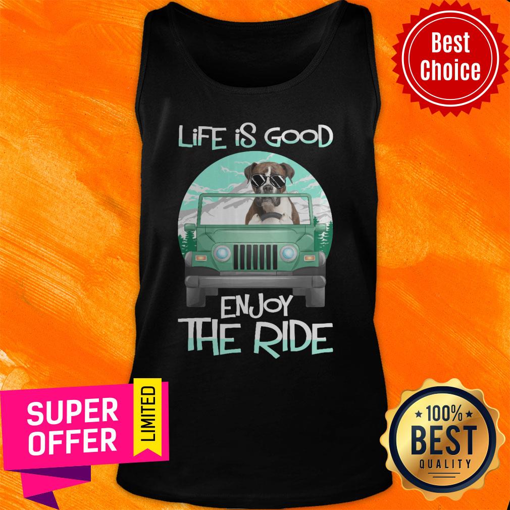 Life Is Good Enjoy The Ride Dog Shirt