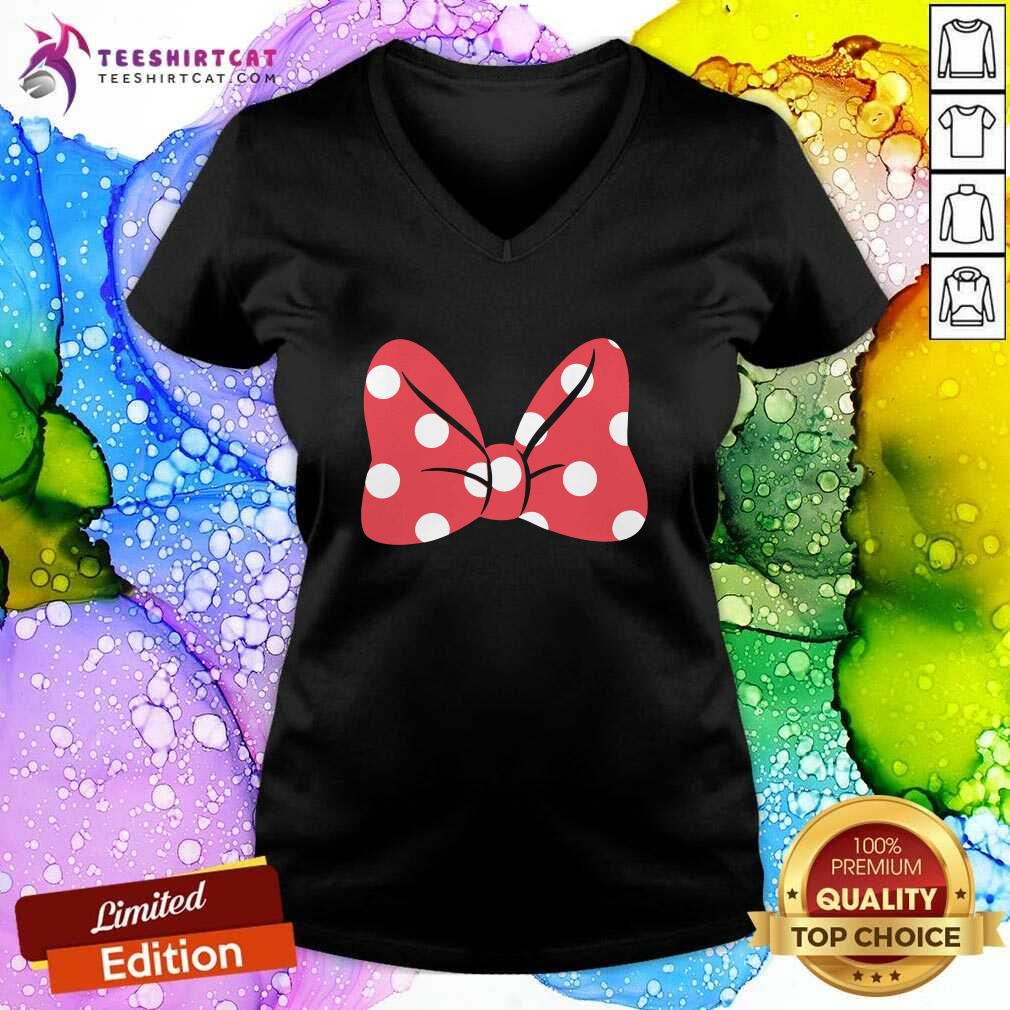 Lovely Minie Mouse Bow Tie Shirt