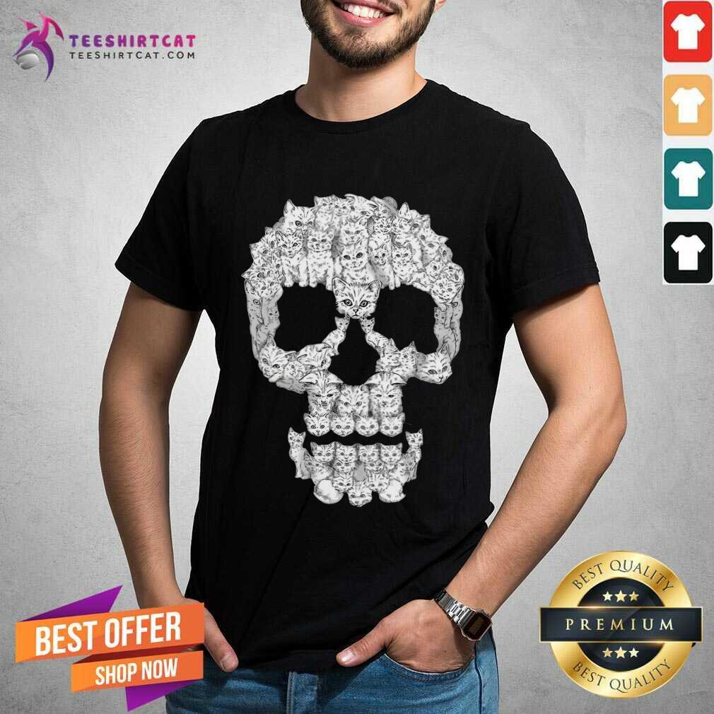 Lovely Skull Cat Beautiful Shirt