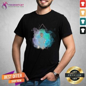 Colorful Behind Nurse Medical Galaxy Shirt