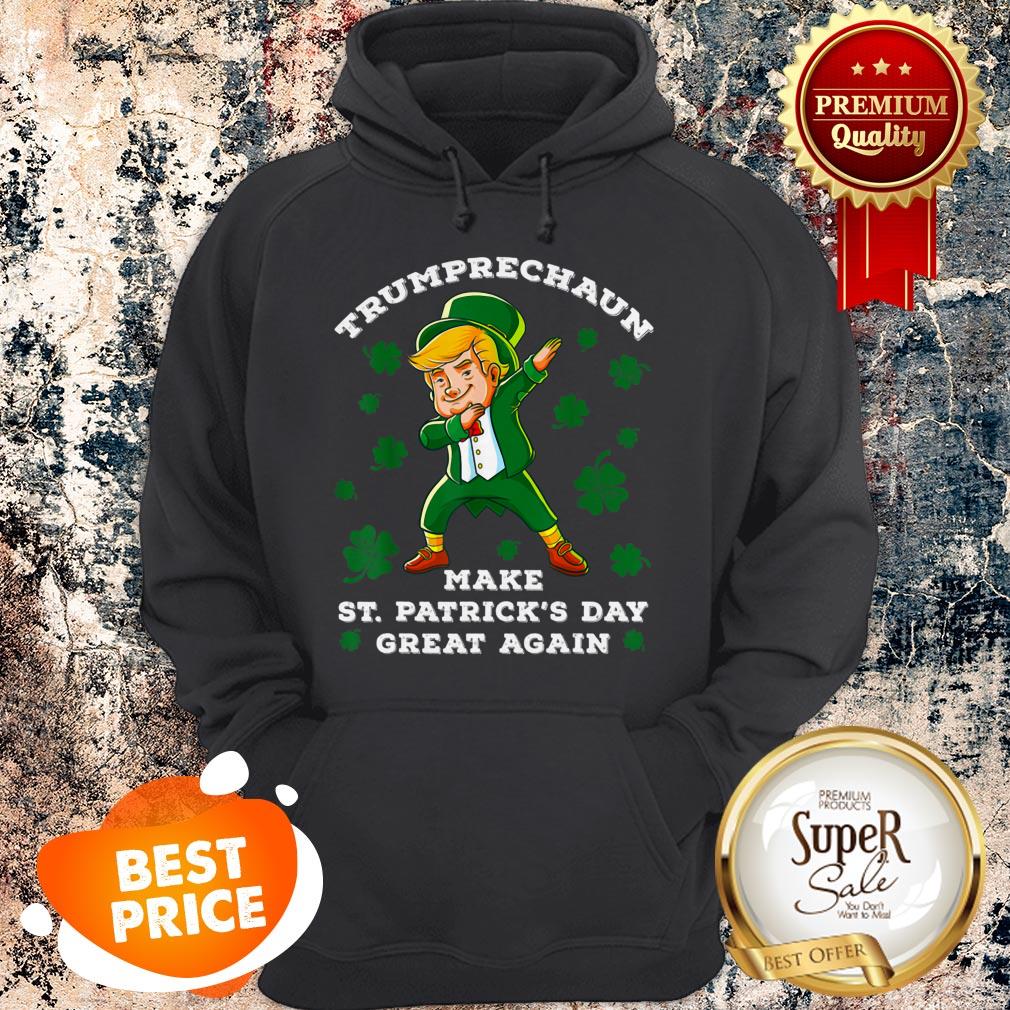 Make St Patricks Day Great Again Trump Leprechaun Shirt