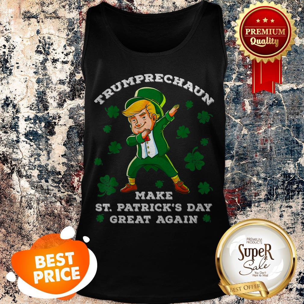 Make St Patricks Day Great Again Trump Leprechaun Shirt