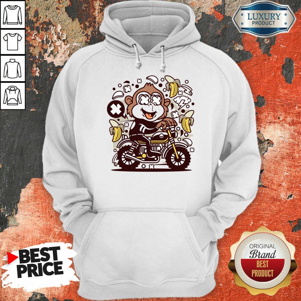 Monkey Motocrosser Banana Shirt
