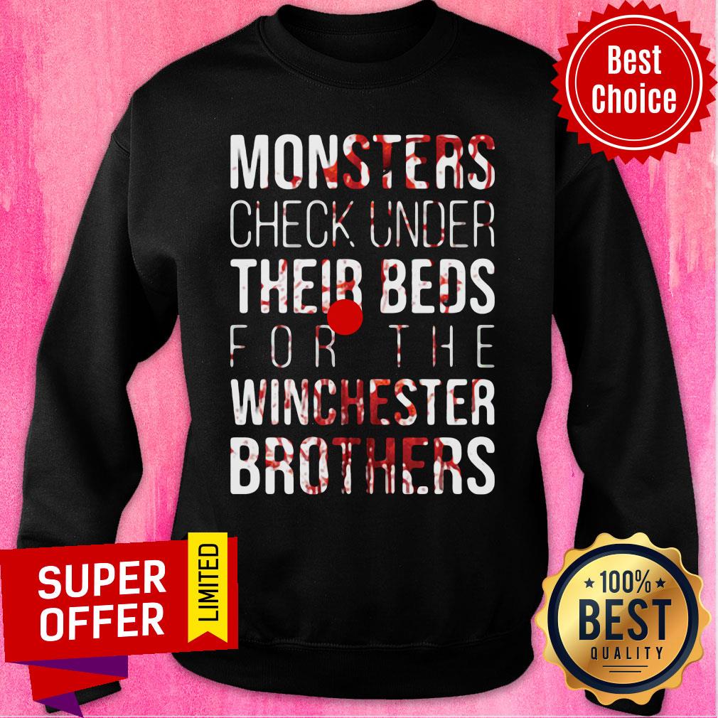 Monster Check Under Their Beds For The Winchester Brothers Shirt