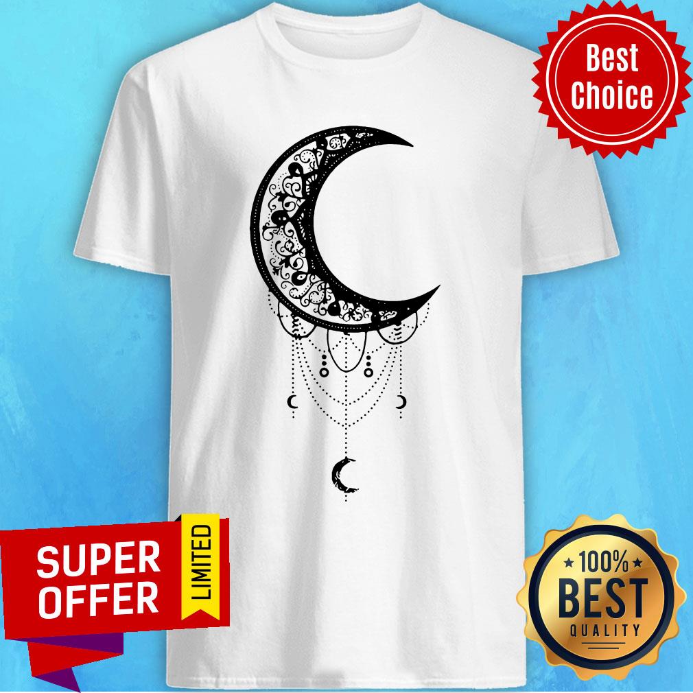Moon Aesthetic Lunar Artsy Goth Witchy Shirt