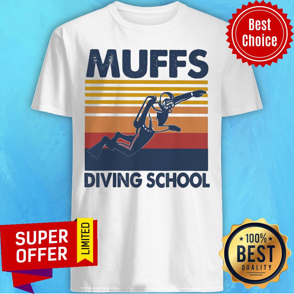 Muffs Diving School Vintage Retro Shirt