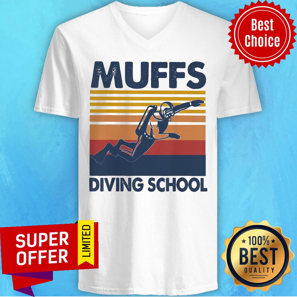 Muffs Diving School Vintage Retro Shirt