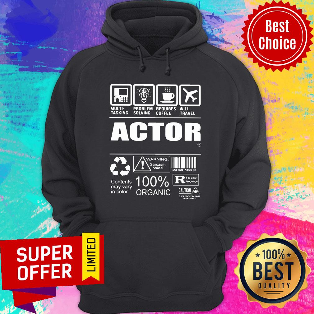 Multi Tasking Problem Solving Requires Coffee Will Travel Actor Shirt