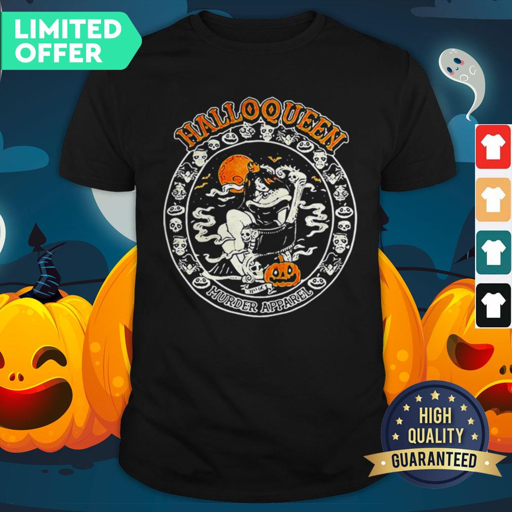 Murder Apparel Skeleton Pumpkin Halloween Shirt