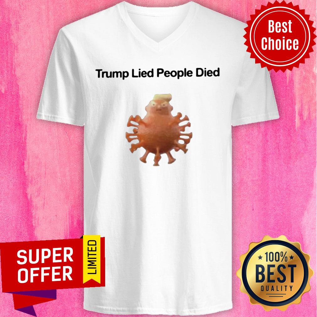 Awesome Trump Lied People Died Coronavirus Shirt