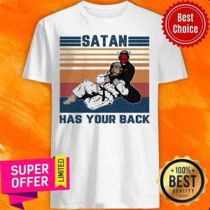 Top Santa Has Your Back Vintage Sweater Shirt