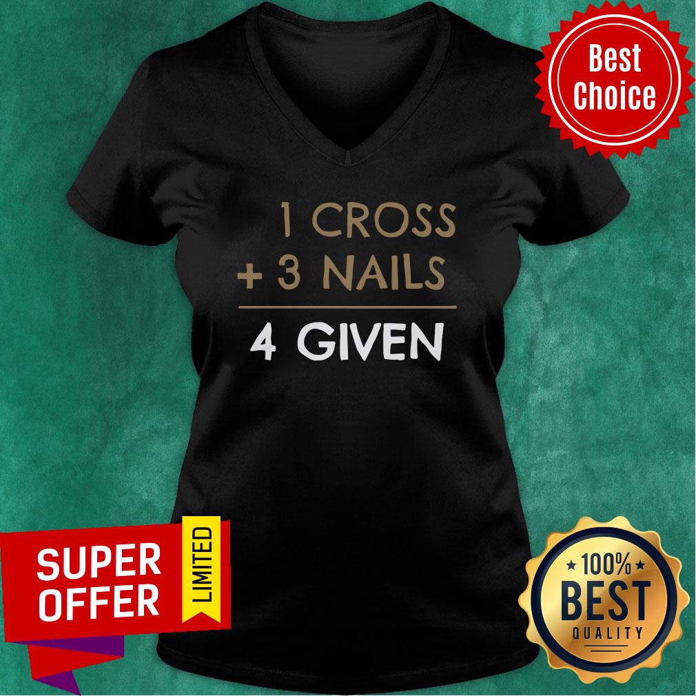 Nice 1 Cross Plus 3 Nails 4 Given Shirt