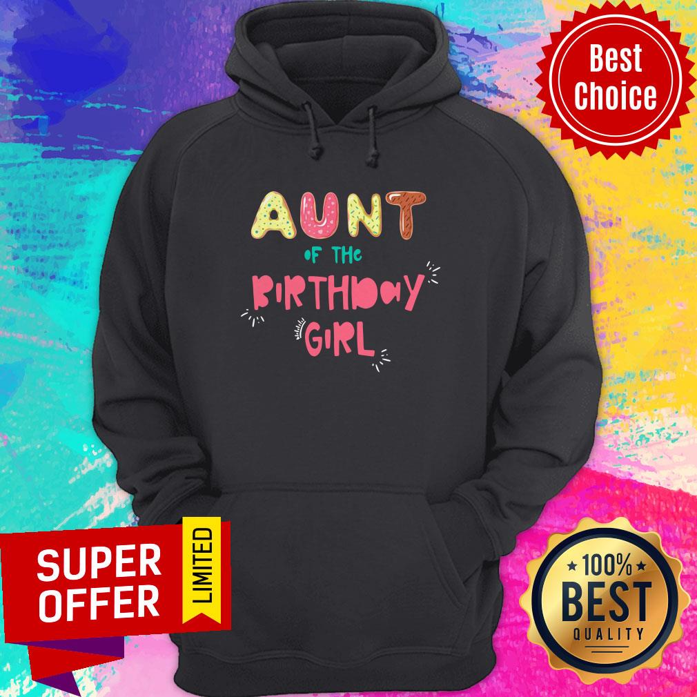 Nice Aunt of The Birthday Girl Family Donut Shirt