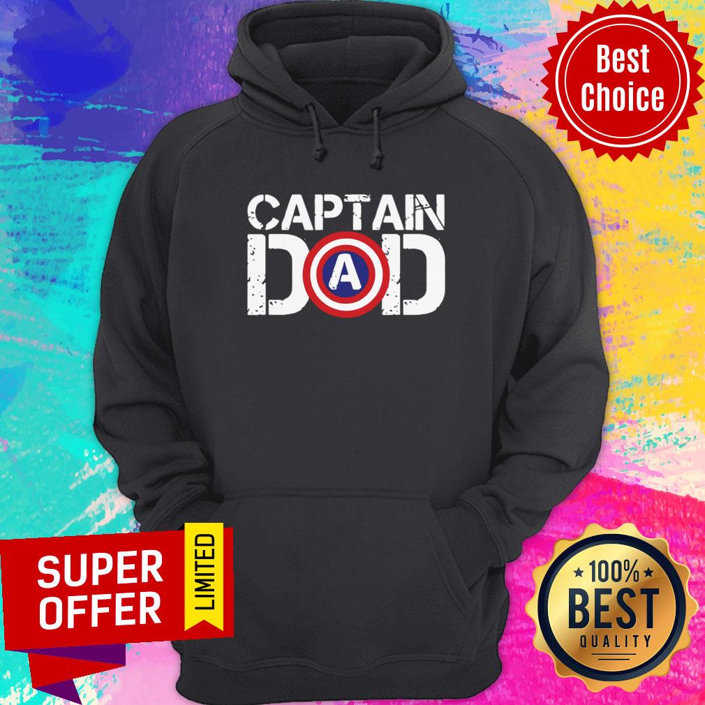 Nice Captain America Dad Happy Father’s Day 2021 Shirt