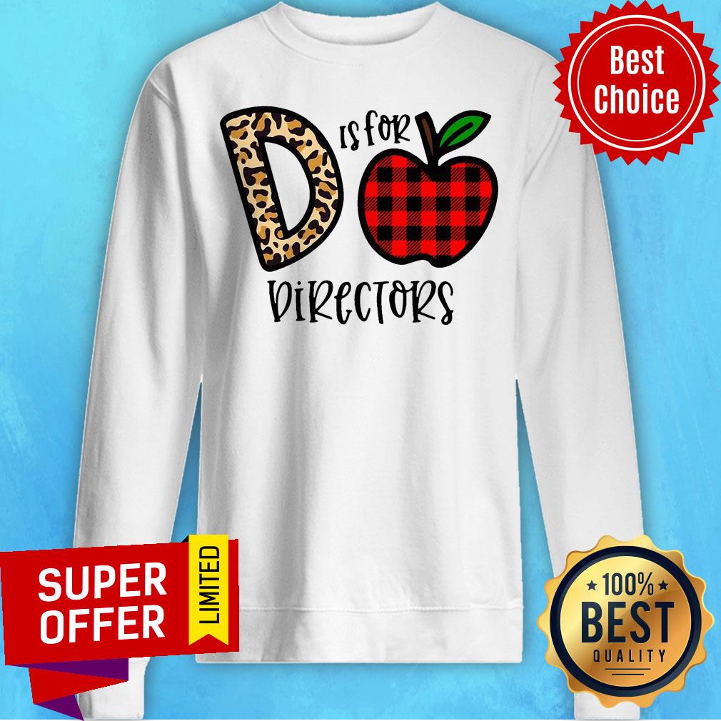 Nice D Leopard Is For Teacher Directors Apple Shirt