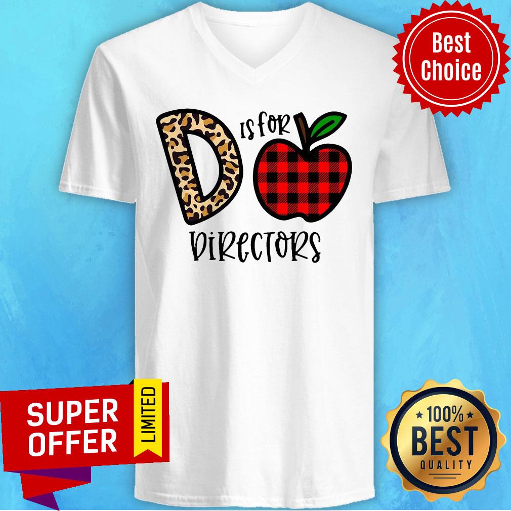 Nice D Leopard Is For Teacher Directors Apple Shirt