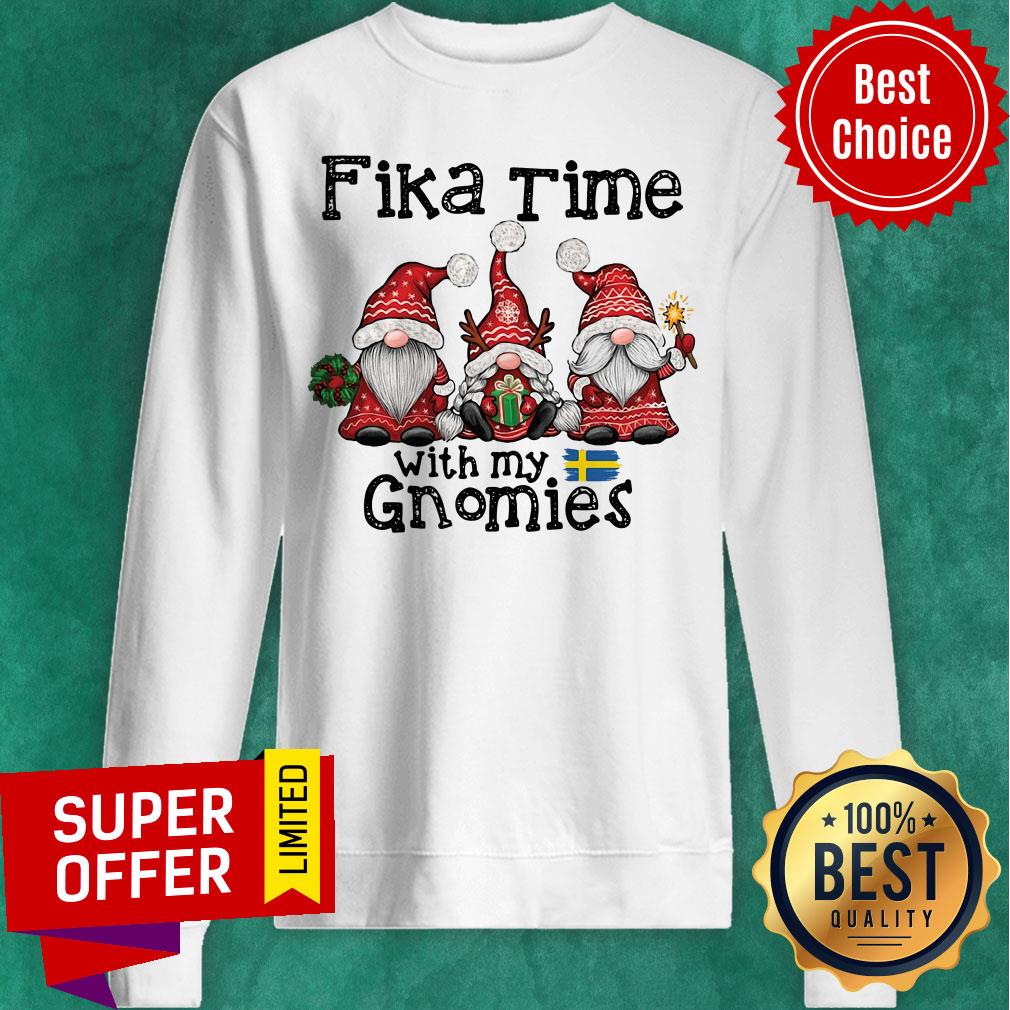 Nice Fika Time With My Gnomies Christmas Shirt