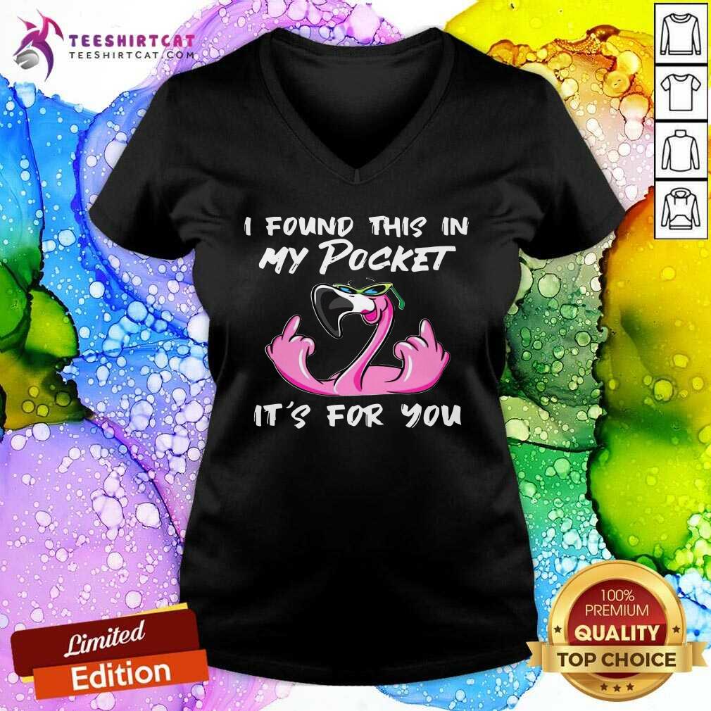 Nice Flamingo I Found This In My Pocket Its For You Shirt