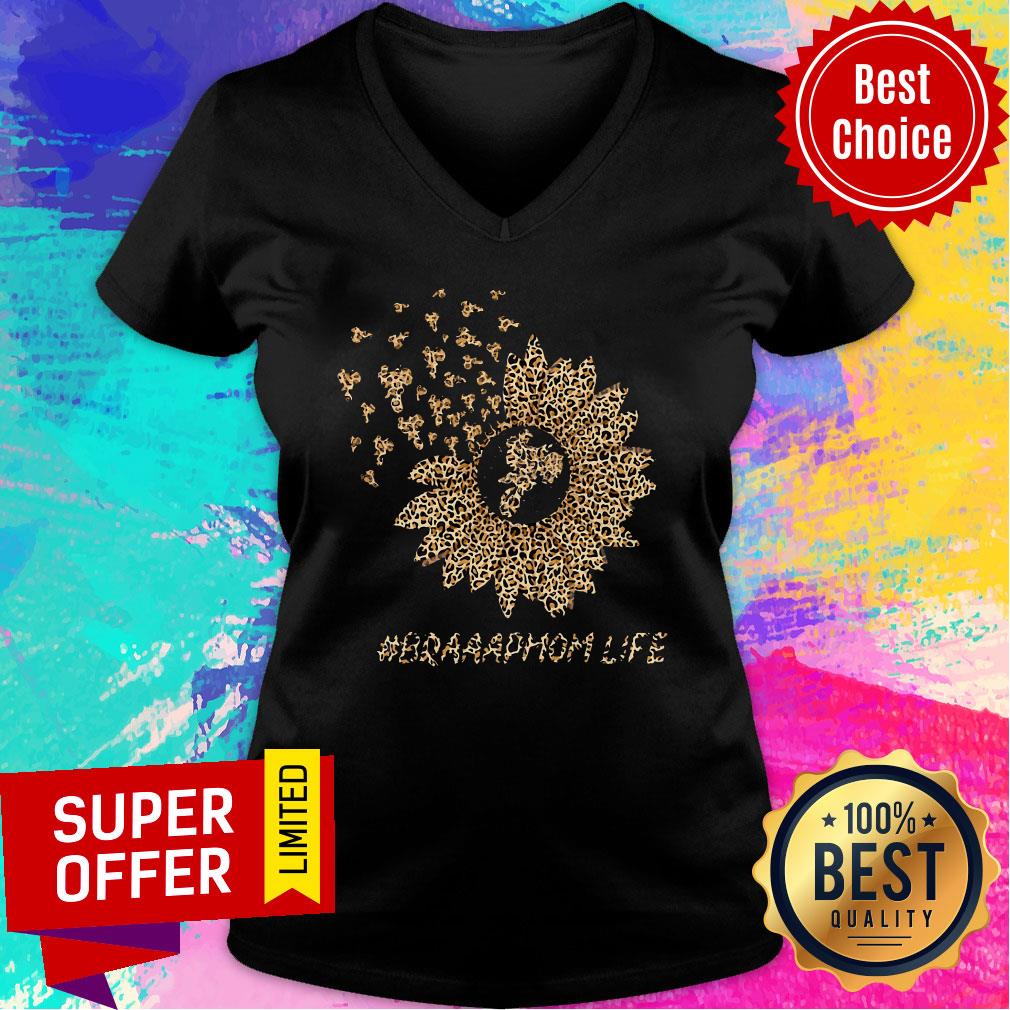 Nice Flower Motocross Brap Mom Life Shirt