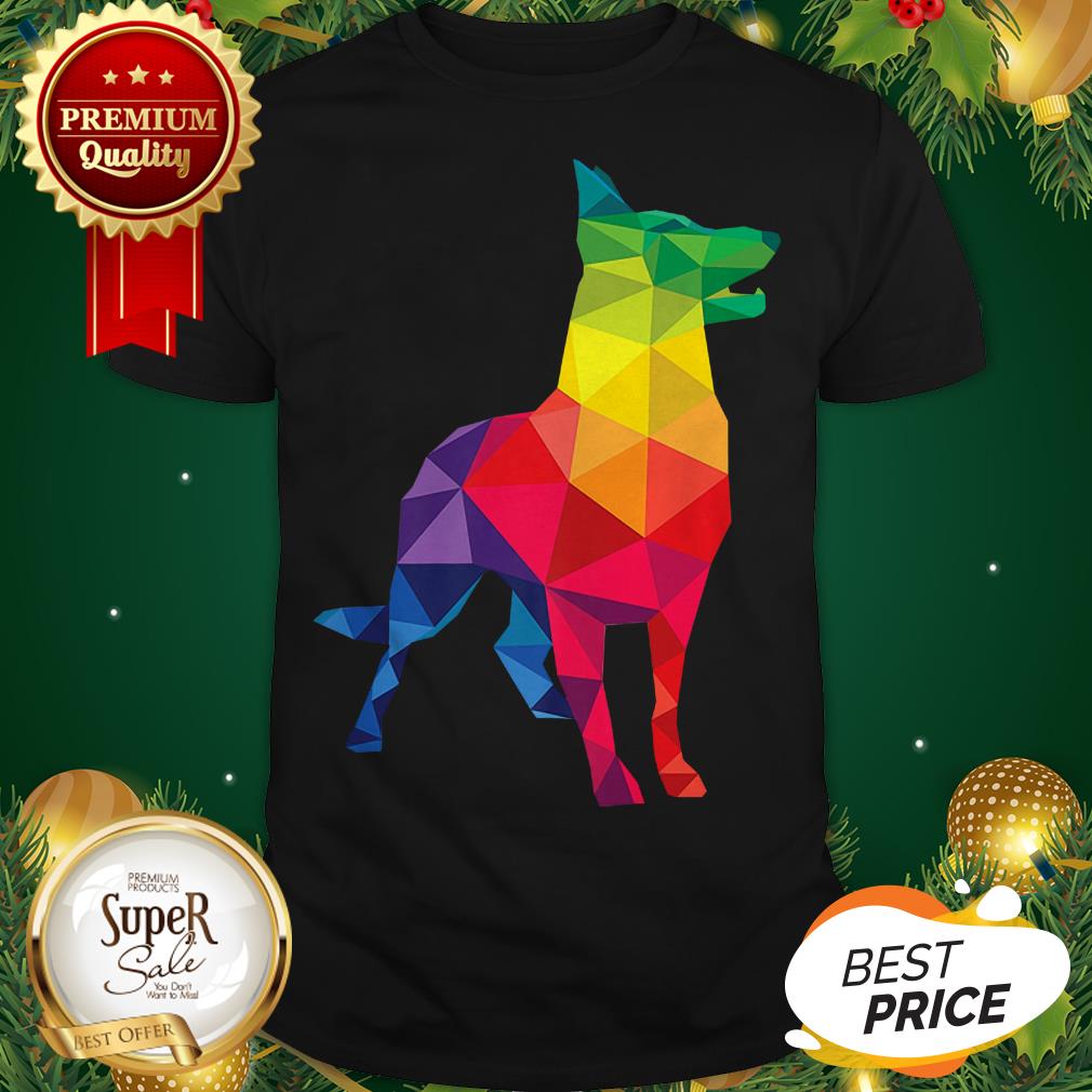 Nice German Shepherd Dog Gay Pride LGBT Shirt