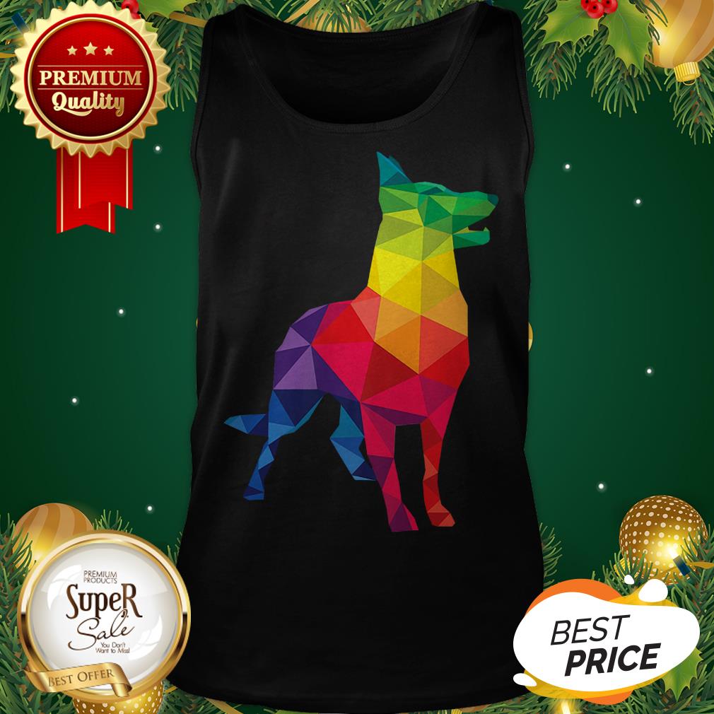 Nice German Shepherd Dog Gay Pride LGBT Shirt
