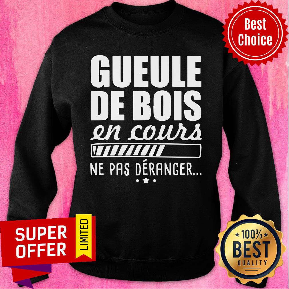 Nice Gueule De Bois En Cours Ne Pas Deranger Shirt