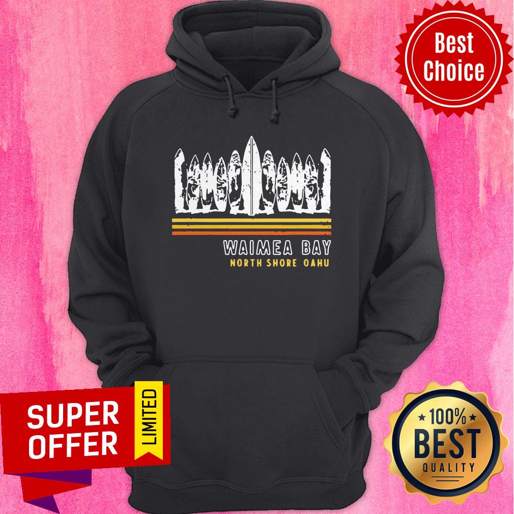 Nice Hawaii Waimea Bay Surfing Retro Hawaiian Shirt