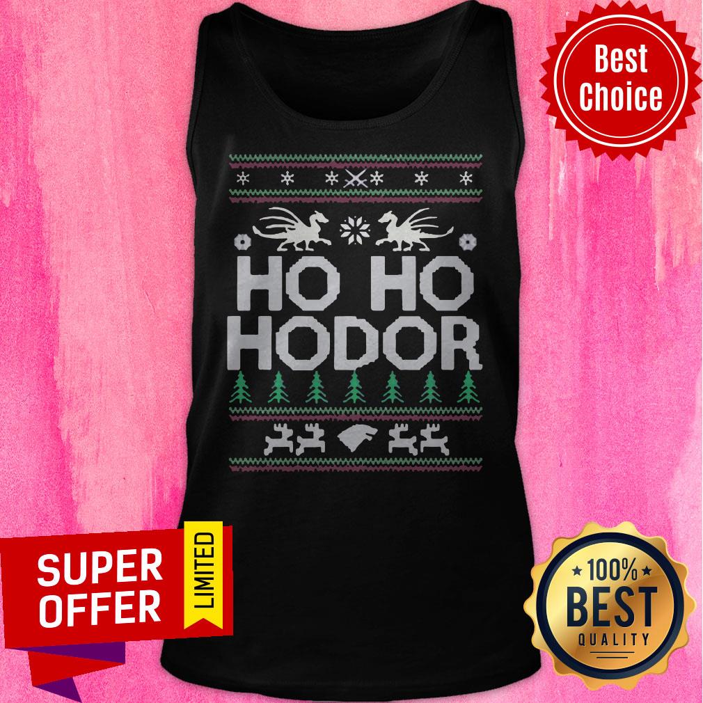 Nice Ho Ho Hodor Ugly Christmas Shirt