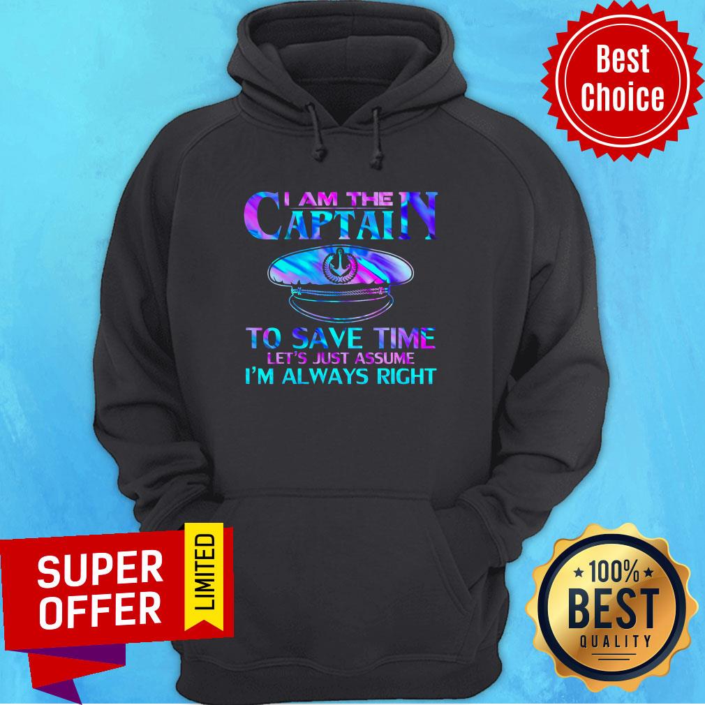 Nice I Am The Captain To Save Time Shirt
