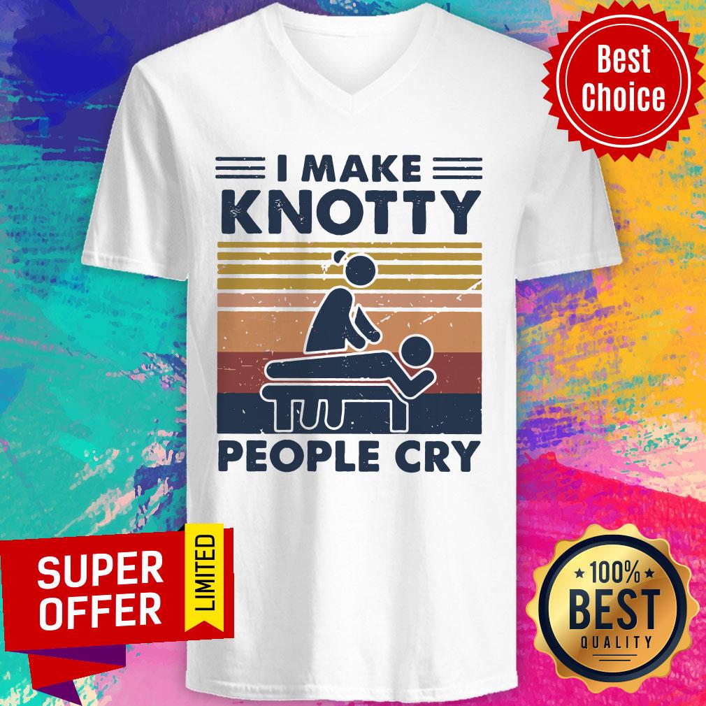 Nice I Make Knotty People Cry Vintage Shirt