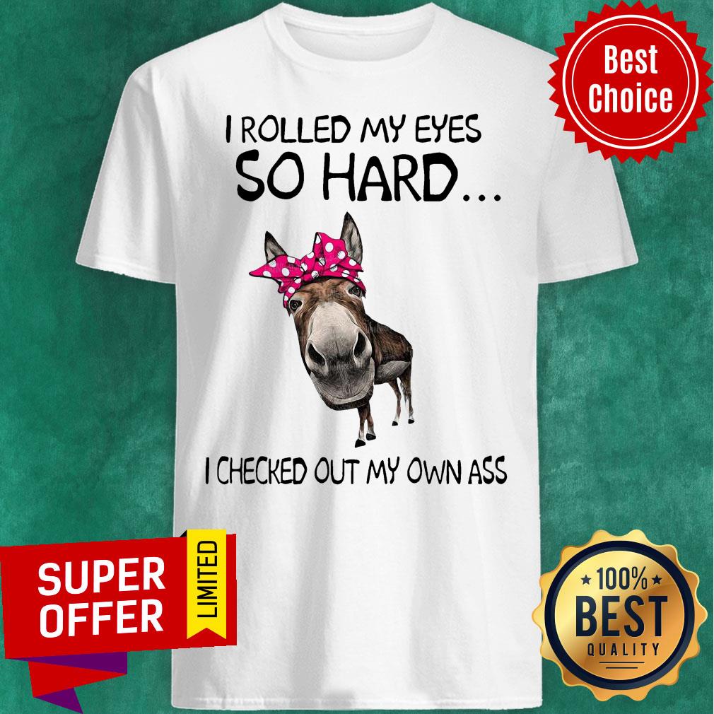 Nice I Rolled My Eyes So hard I Checked Out My Own Ass Shirt