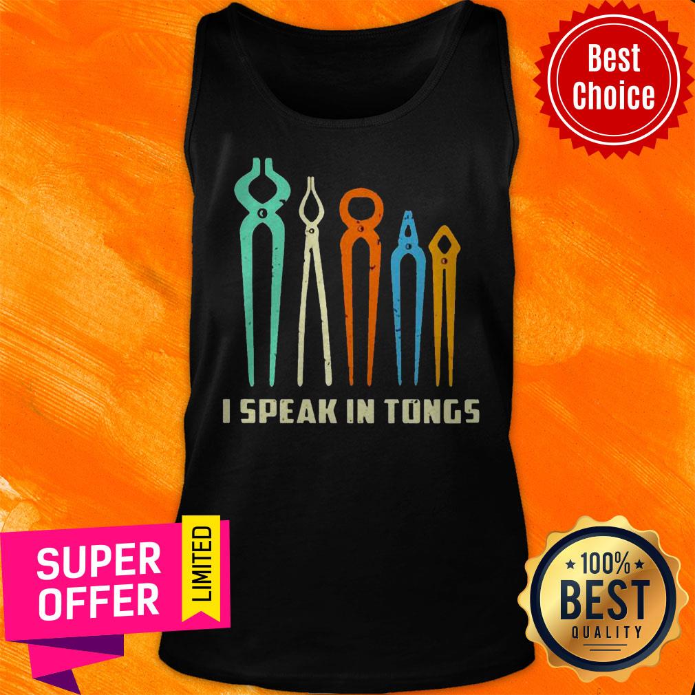 Nice I Speak In Tongs Vintage Shirt
