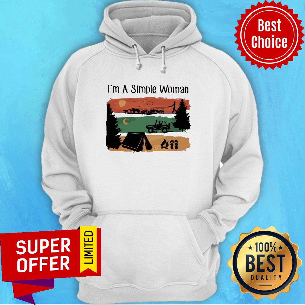 Nice I’m A Simple Woman Love Camping Vintage Shirt