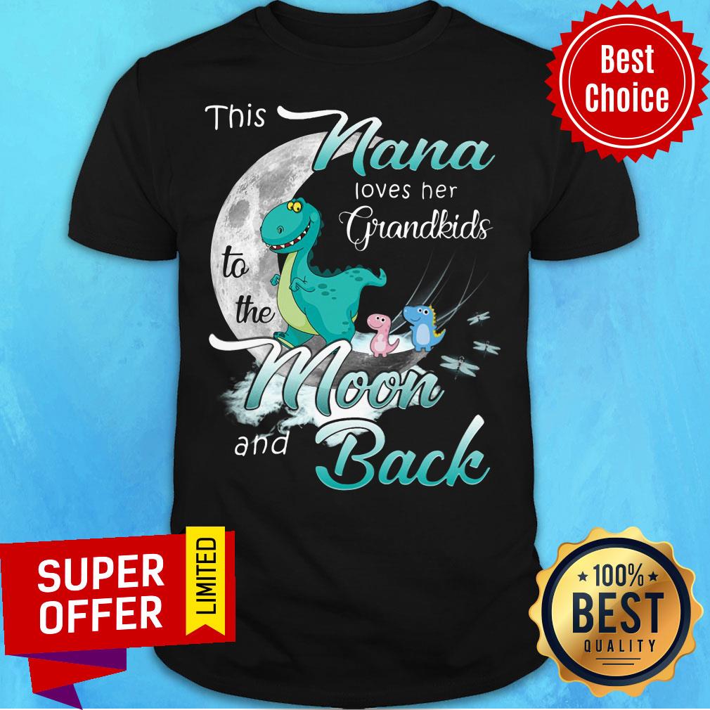 Nice Nana Love Grandkids To The Moon And Back Shirt