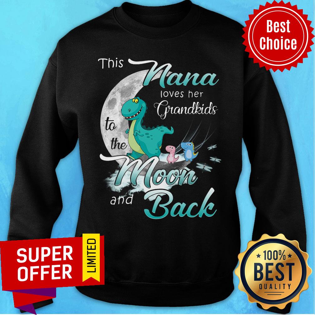 Nice Nana Love Grandkids To The Moon And Back Shirt