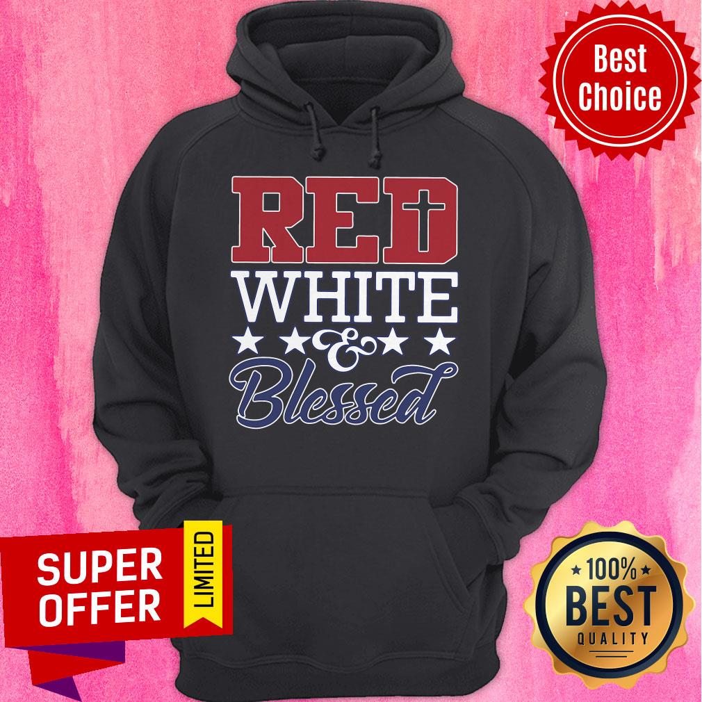 Nice Red White And Blessed Shirt