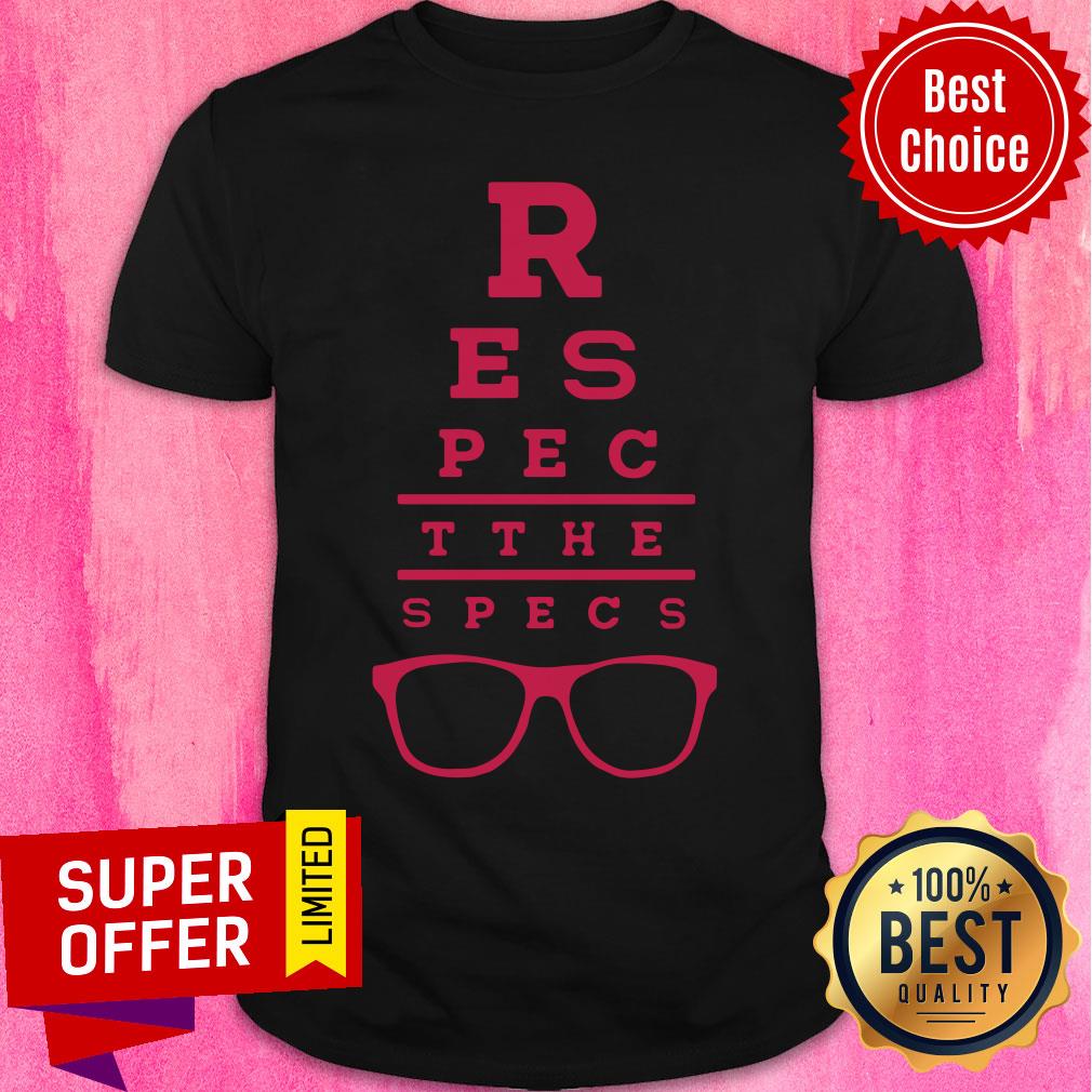 Nice Rodrigo Blankenship Merch Respect The Specs Eye Exam Shirt