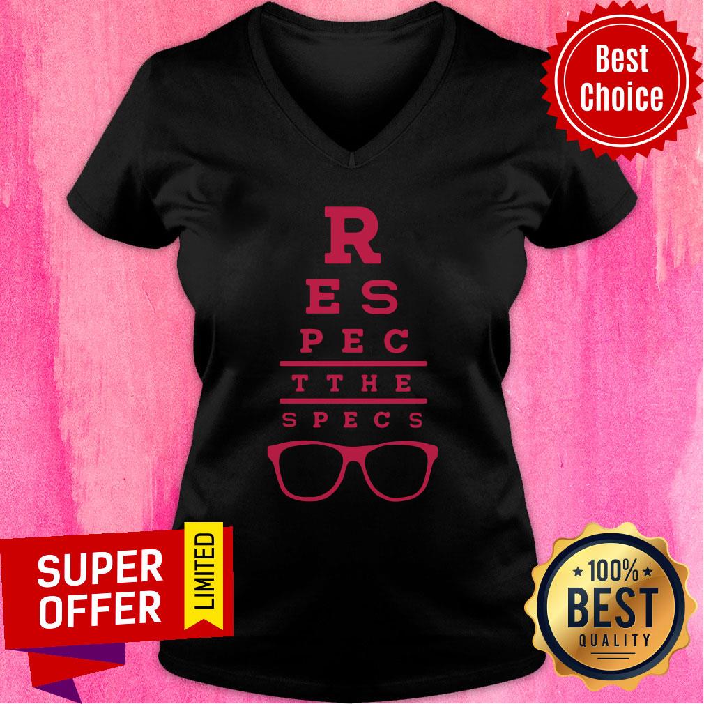 Nice Rodrigo Blankenship Merch Respect The Specs Eye Exam Shirt