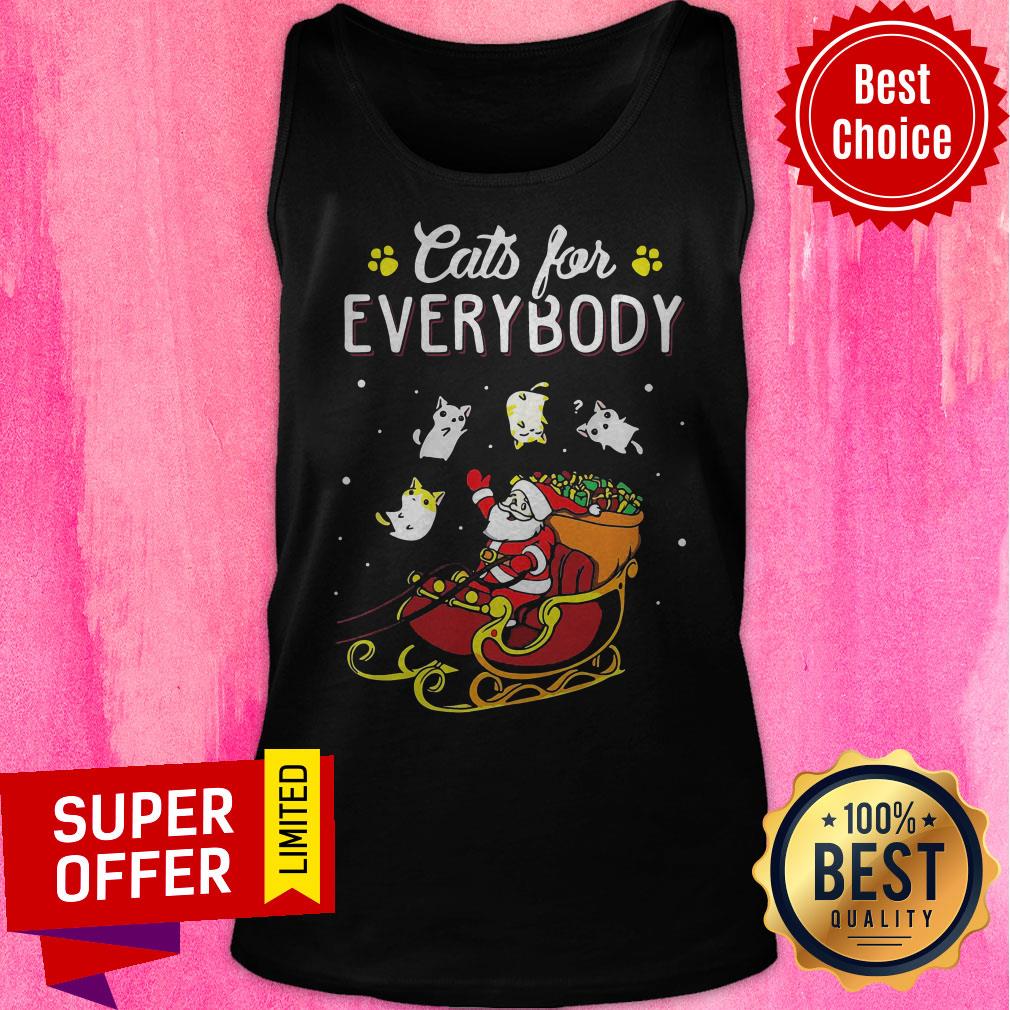 Nice Santa Claus Cats For Everybody Christmas Shirt