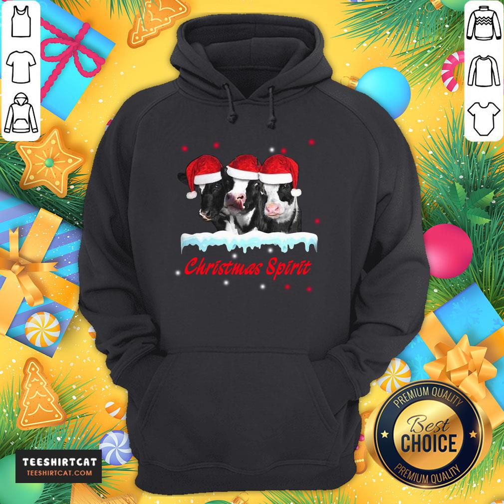 Nice Santa Cows Christmas Spirit Shirt