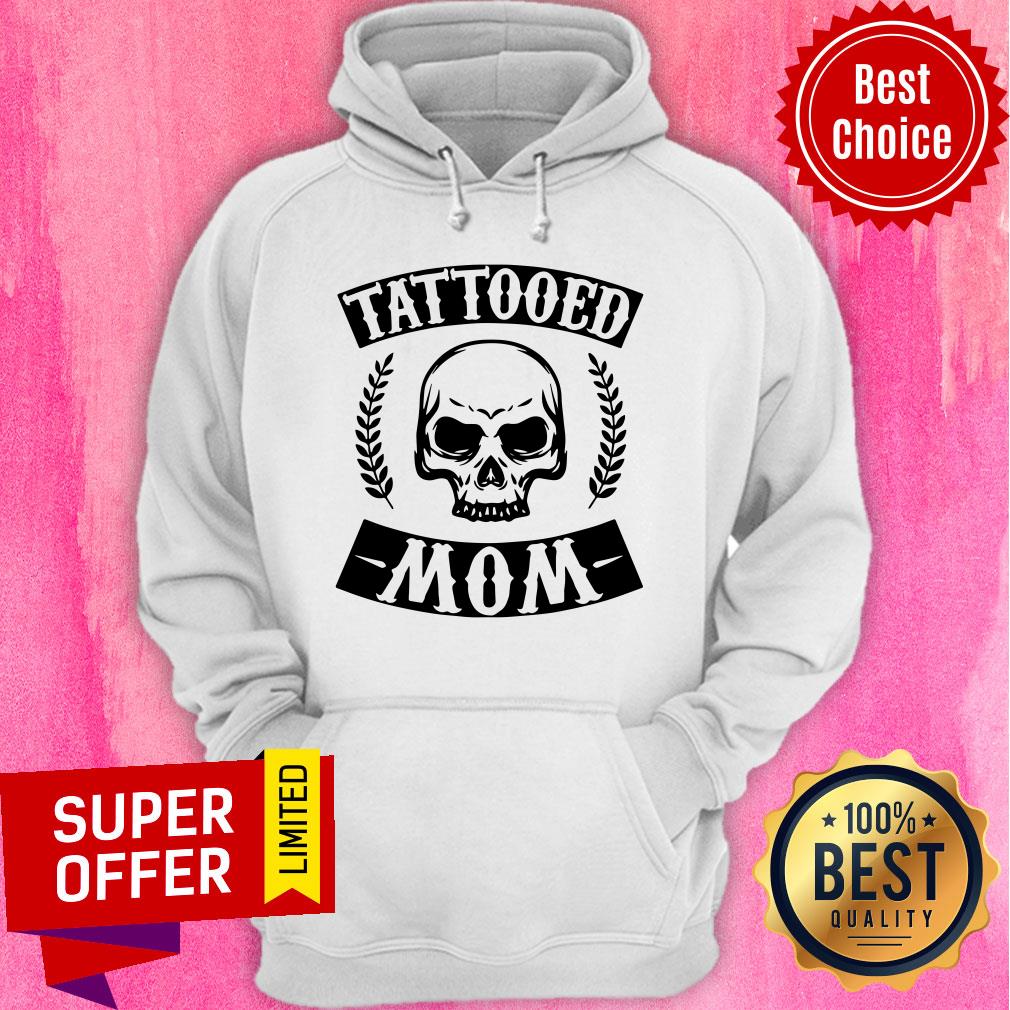 Nice Tattooed Mom Skull Artist Christmas Shirt