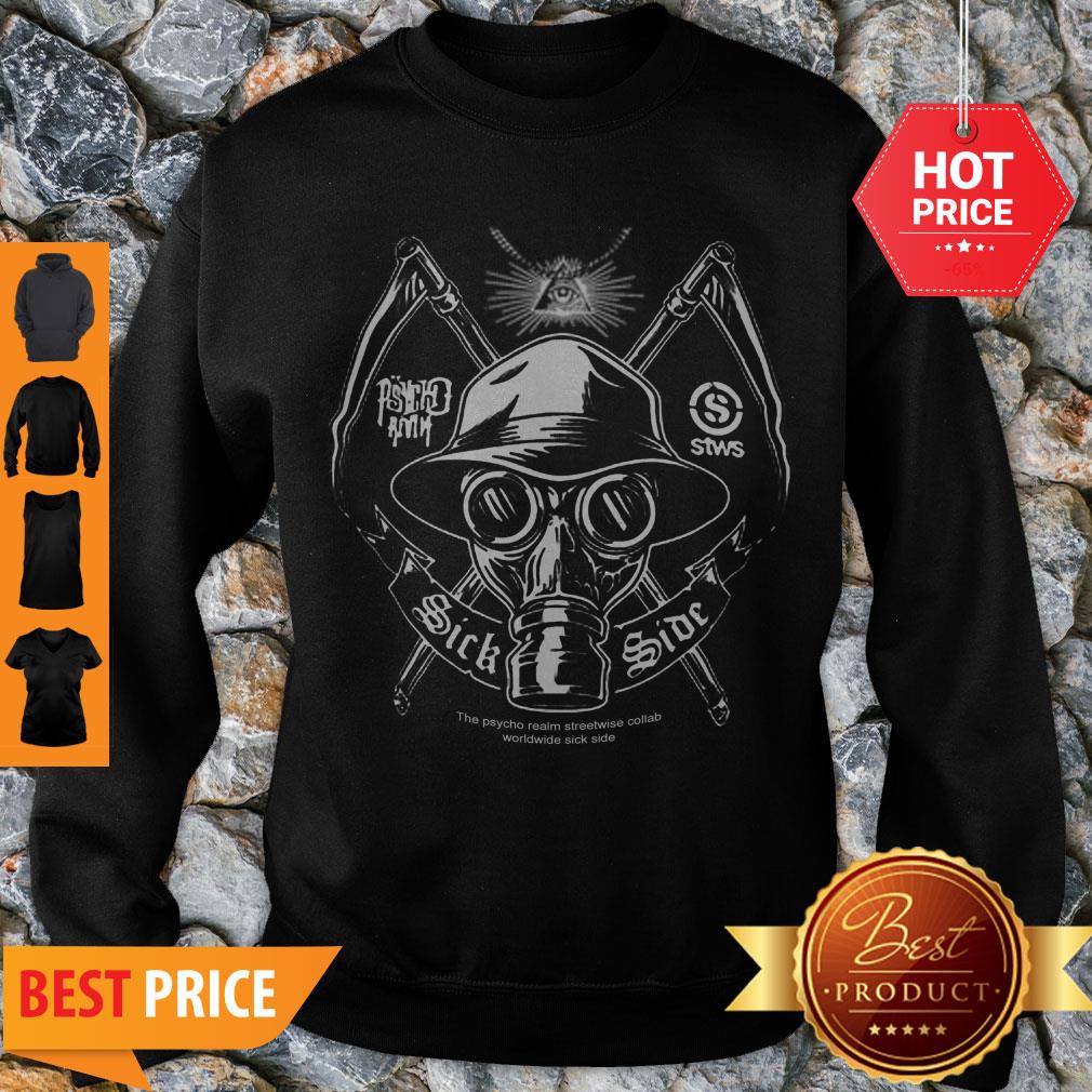 Nice The Psycho Realm Streetwise Collab Worldwide Sick Side Shirt