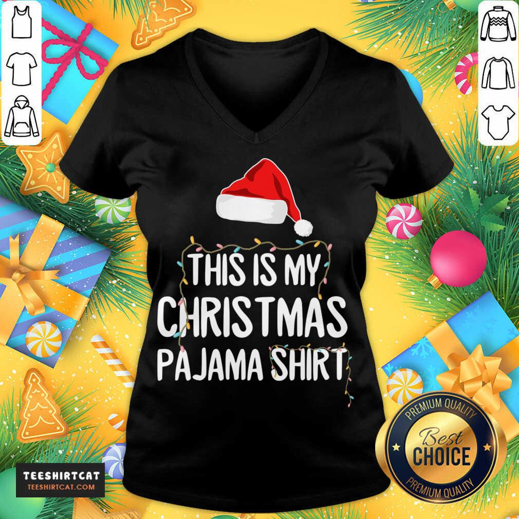 Nice This Is My Christmas Pajama Santa Xmas Gift T-Shirt