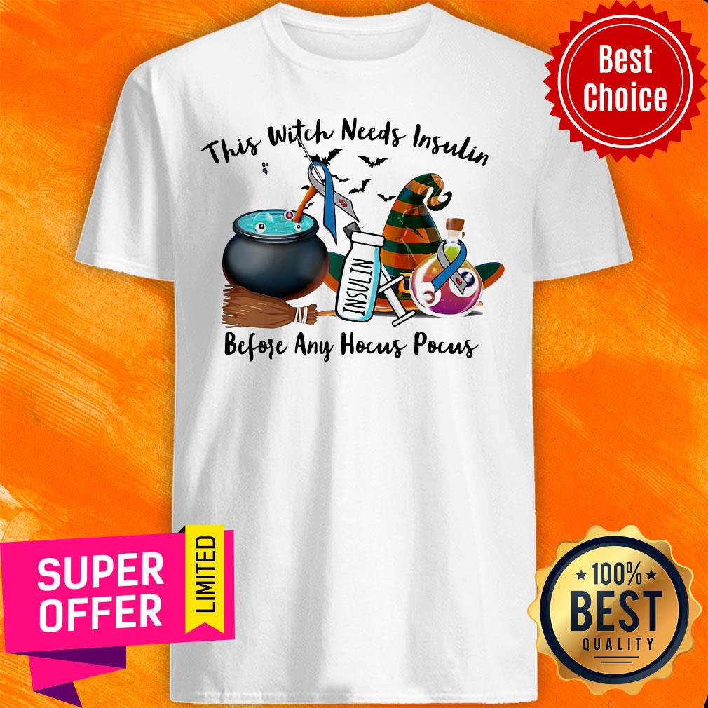 Nice This Witch Needs Coffee Before Any Hocus Pocus Shirt