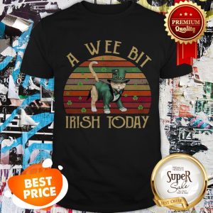 Cat A Wee Bit Irish Today St. Patrick’s Day Vintage Shirt