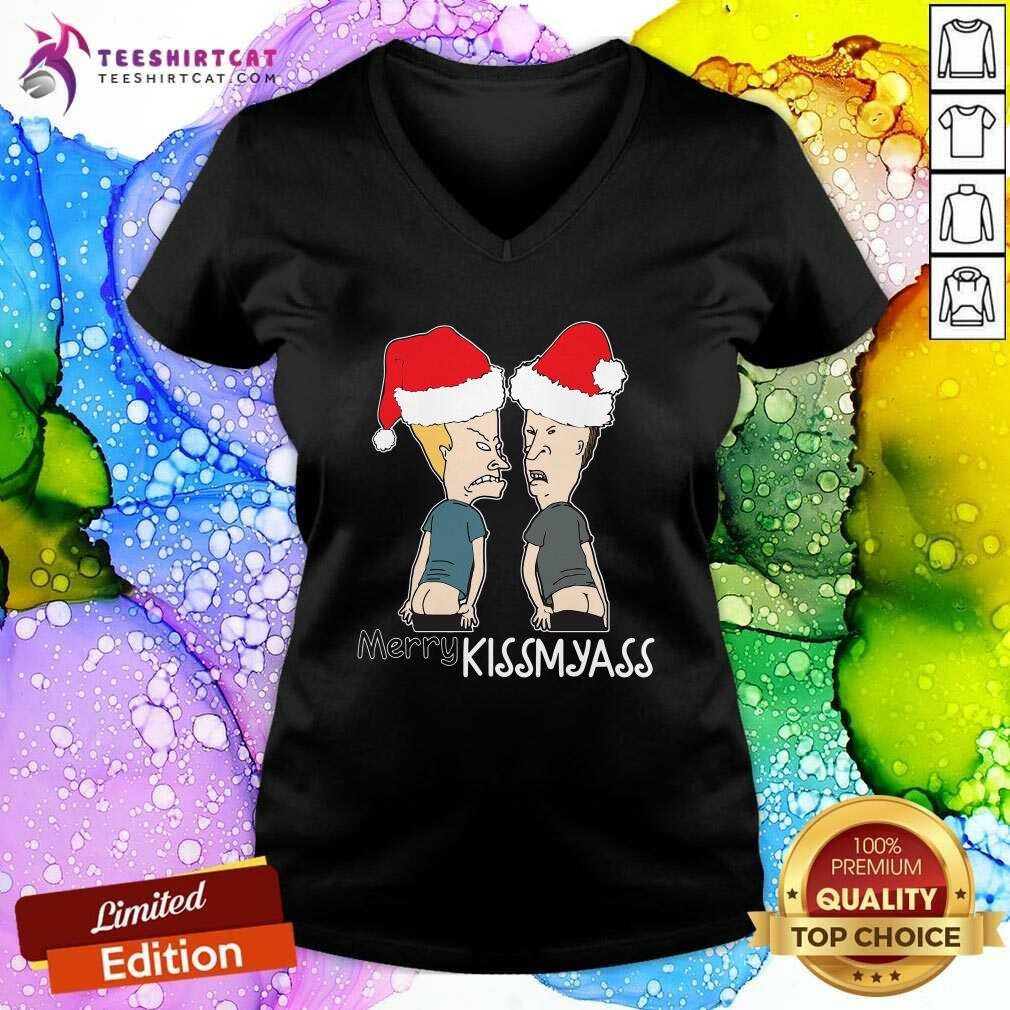 Official Beavis And ButtHead Merry Kissmyass Christmas Shirt