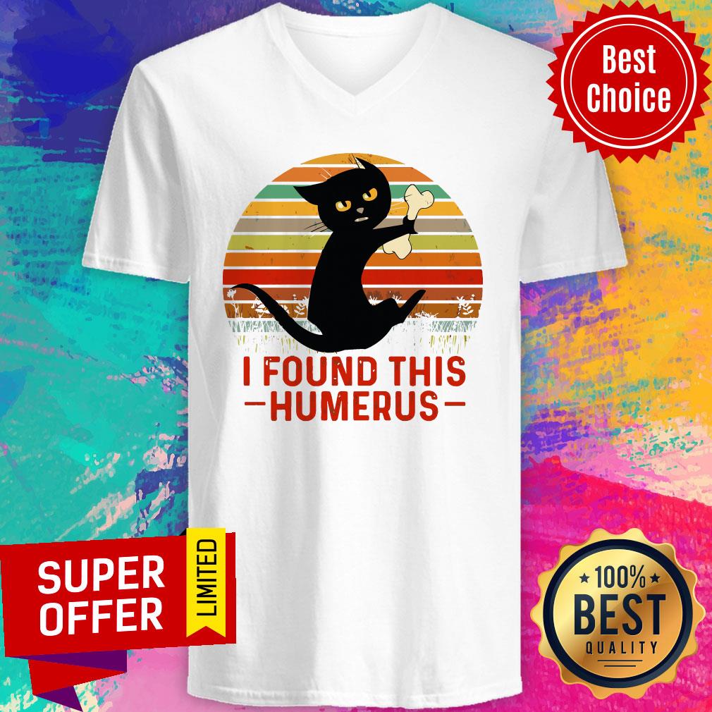 Official Black Cat I Found This Humerus Shirt