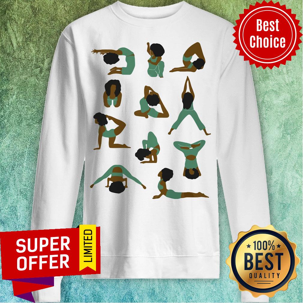 Official Black Woman Yoga Shirt